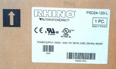 Automation Direct Rhino PSD24-120-L 24 V DC 1 PH LCD Display Power Supply
