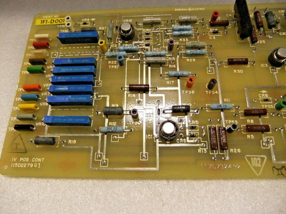 GE 115D2279G1 IV POS CONT BOARD