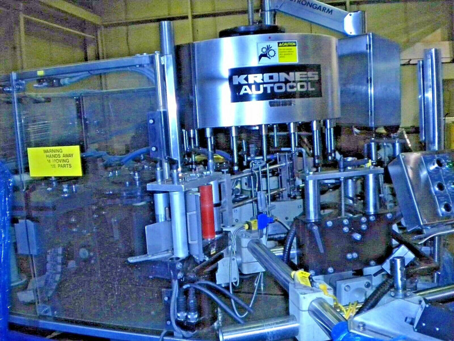 Krones Autocol K747 Bottle Labeler and Control Panel HUGE SALE!