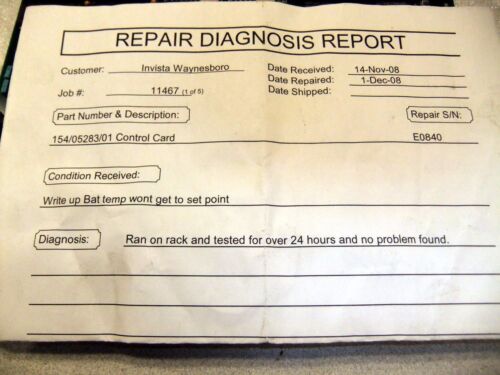 Dienes Apparatus Control Board 154/05283/01