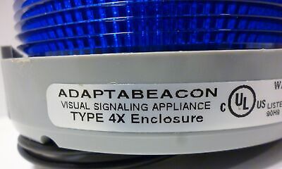 Edwards Signaling 48LEDB-N5 Blue Beacon Light