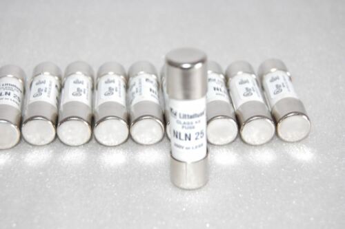 Littelfuse NLN 25 FUSE LOT OF 10