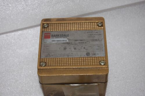 BARKSDALE T2H-H154-12-A GOLD LINE TEMPERATURE SWITCH