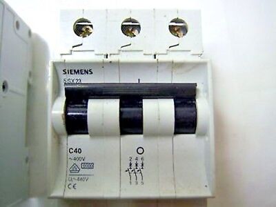 Lot of 7 Siemens Circuit Breakers 5SX23 5SX 21