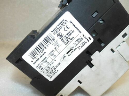 Siemens CIRCUIT BREAKER ADJUSTABLE AMP RANGE 3RV1021-0CA10