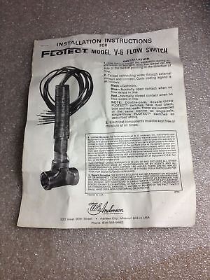 Flotect V6EPBSLF Flow Switch