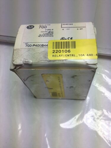 Allen-Bradley 700-P400B44 Series D Ac Relay