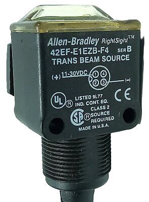 Allen-Bradley 42EF-E1EZB-F4 RightSight™ 11-30 V DC Photoelectric Sensor