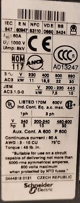 Telemecanique LC1D40B7 24 V AC 40 A 3 P Contactor