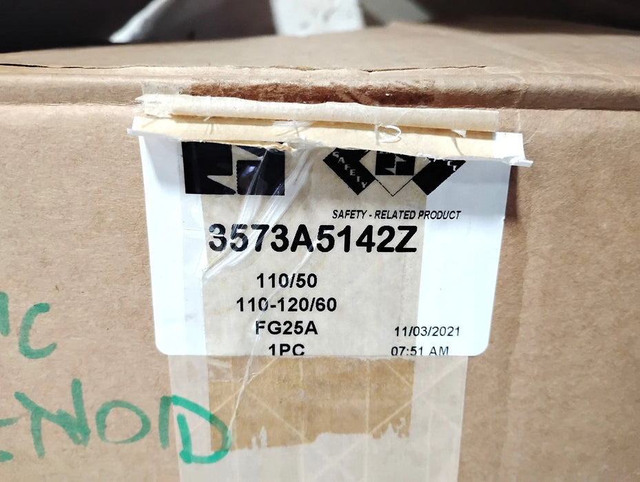 Ross Controls 3573A5142Z 120 VAC 3/4" NPT Double Valve w/ Pneumatic L-G Monitor
