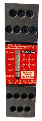 Banner Engineering GM-FA-10J 60987 24 V AC/DC Safety Switch for EZ-Screen TYPE 2