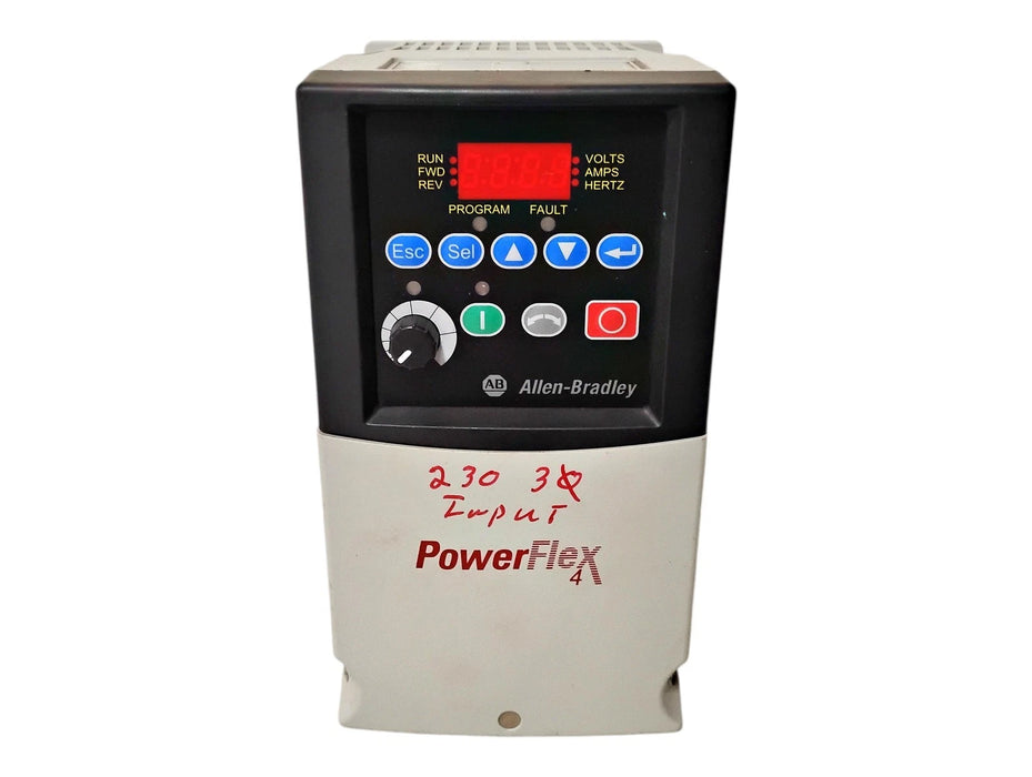 Allen-Bradley 22A-B012N104 Ser A FRN 6.01 240 V 3 HP 2.2 kW Variable Freq Drive