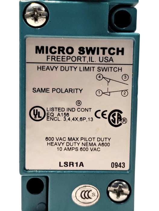 Honeywell LSR1A 600 V AC 10 A Rotary Gear Limit Switch