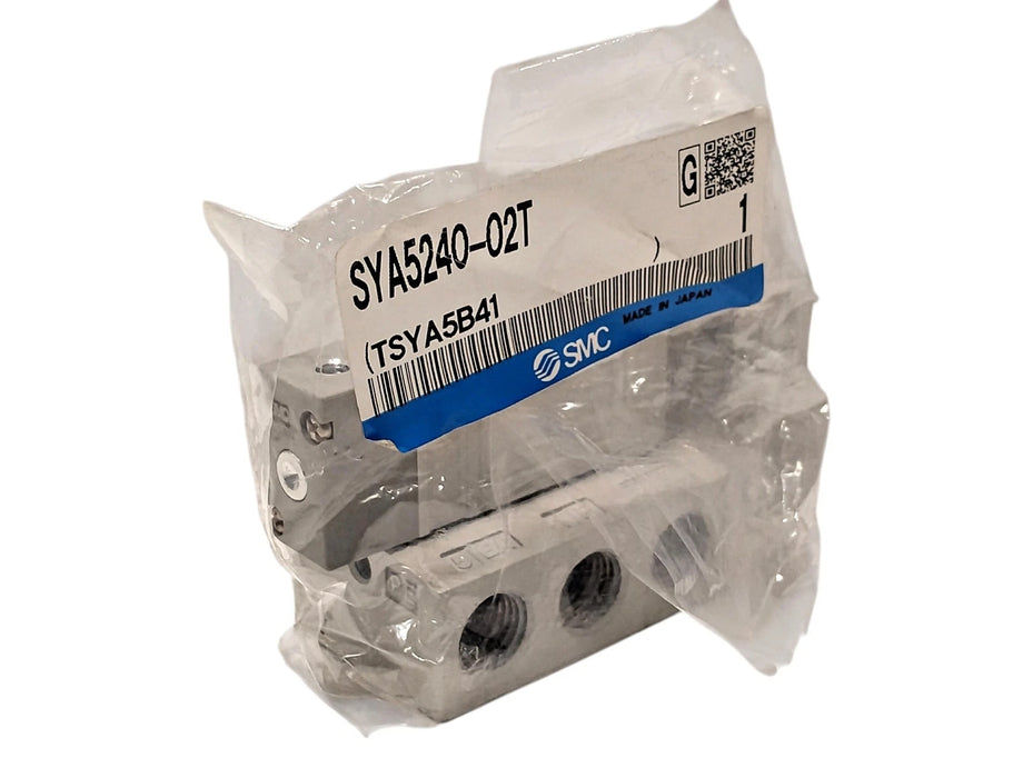SMC SYA5240-02T Air-Operated Valve w/ Manifold and 1/4 in NPTF Ports