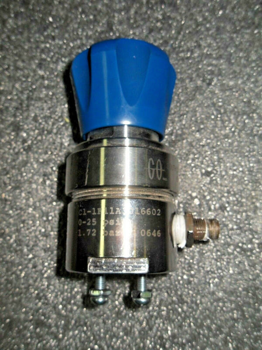 GO INC C1-1F11A3D16602 0-25PSI PNEUMATIC REGULATOR