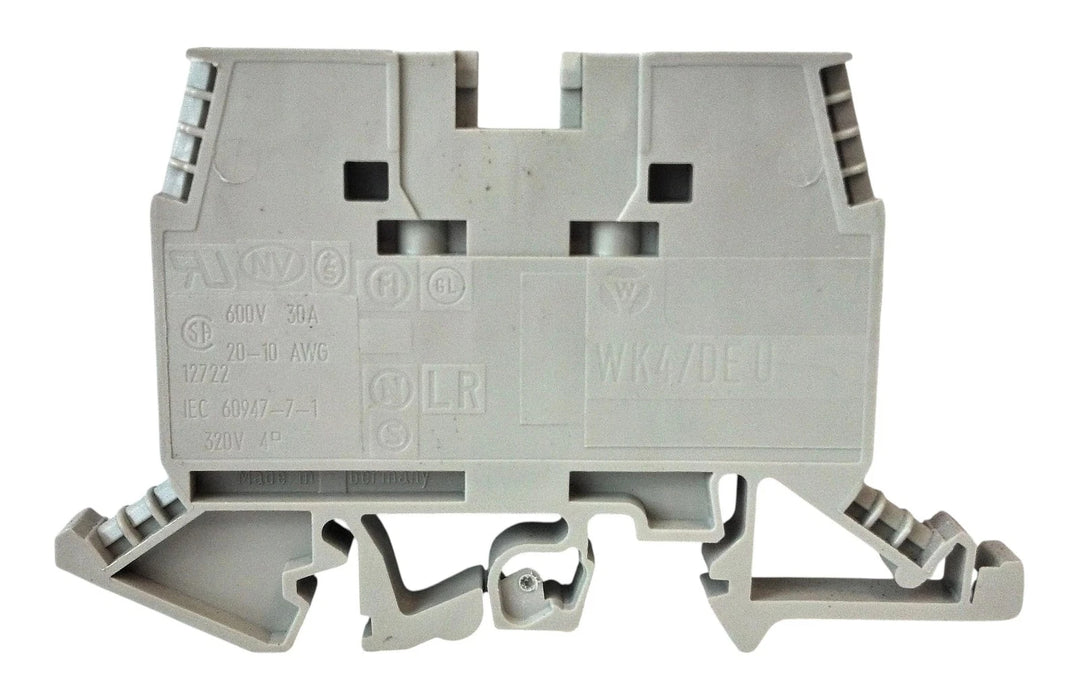 Wieland WK4/DEU 57.504.5255.0 600 V 30 A 20-10 AWG Terminal Block