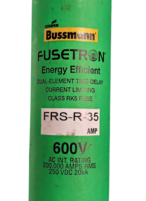 Bussmann FRS-R-35 600 V AC 35 A Current-Limiting Time-Delay Fuses