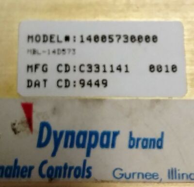 Dynapar/Danaher Controls 62503601106 Encoder with a 14005730000 Mounting Bracket