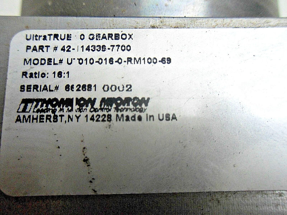 Thomson Morton 42-114338-7700 Gearbox