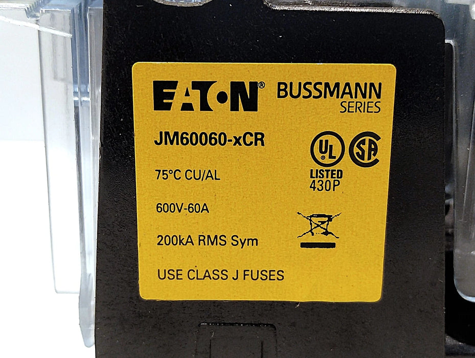 Eaton JM60060-XCR 600 V AC 60 A Fuse Holder