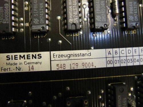 Siemens 548129.9004.00 SIMATIC BOARD