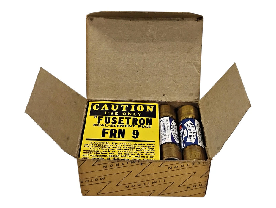 Bussmann FRN-9 250 VAC 9 A Non-Current-Limiting Time-Delay Fuses