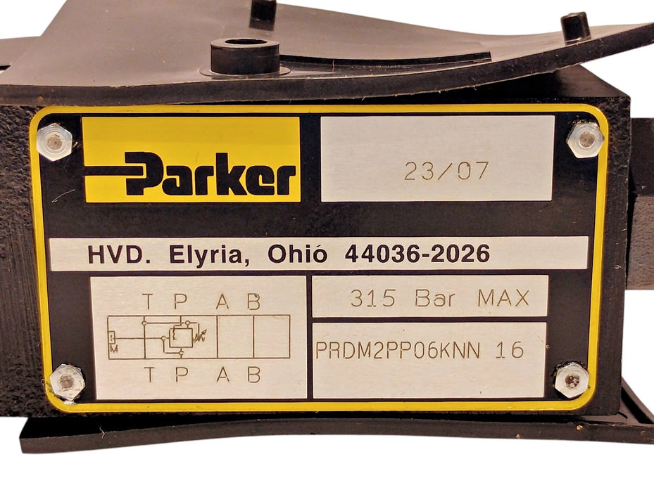 Parker PRDM2PP06KNN 315 bar Manual Hydraulic Pressure Reducing Valve