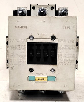 Siemens 3RT1054-1AP36 220/240 V AC 115 A Power Contactor