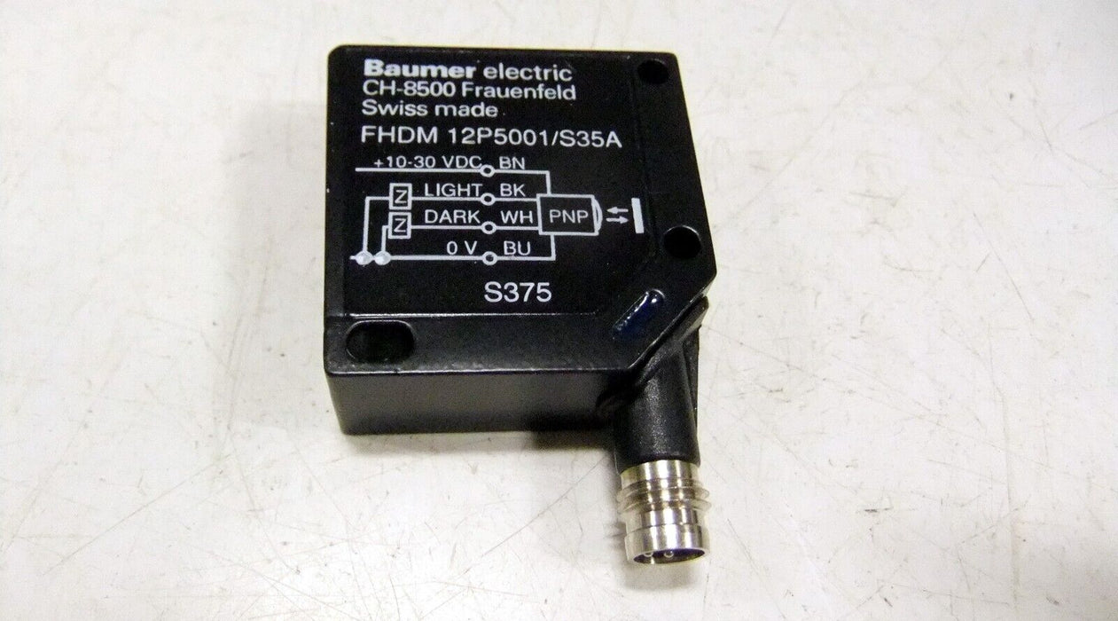 Baumer FHDM 12P5001/S35A Diffuse Photoelectric Sensor