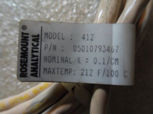 Rosemount Analytical 05010793467 Model 412 Conductivity Sensor