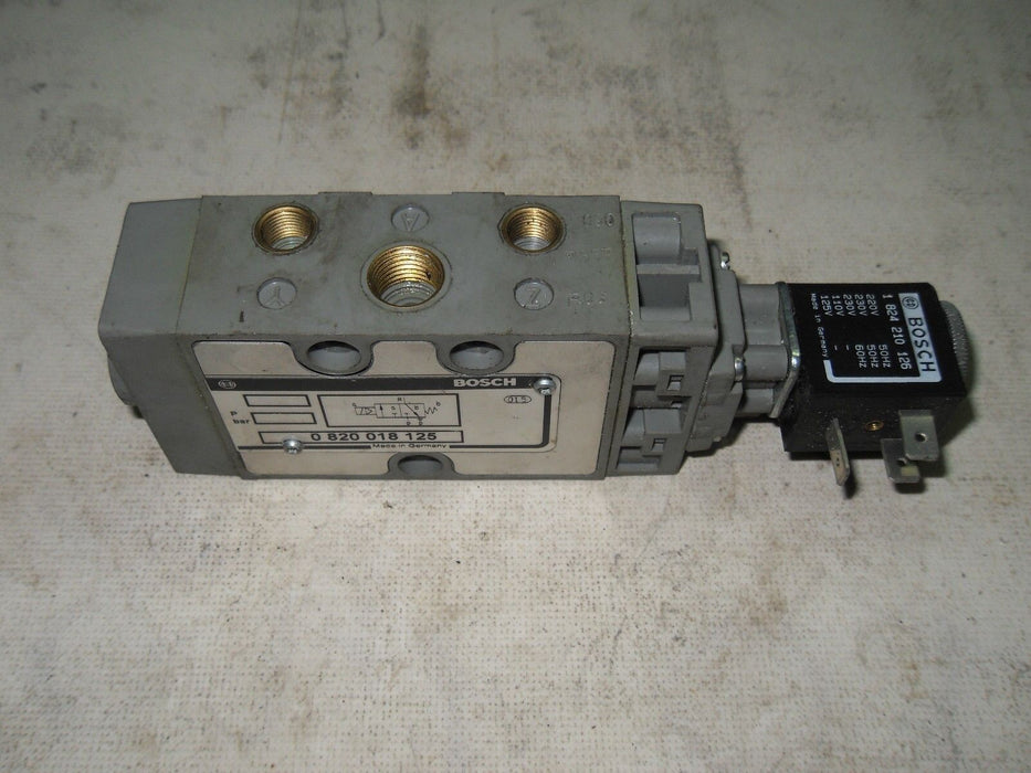 1 Bosch 0 820 018 125 SOLENOID OPERATED VALVE