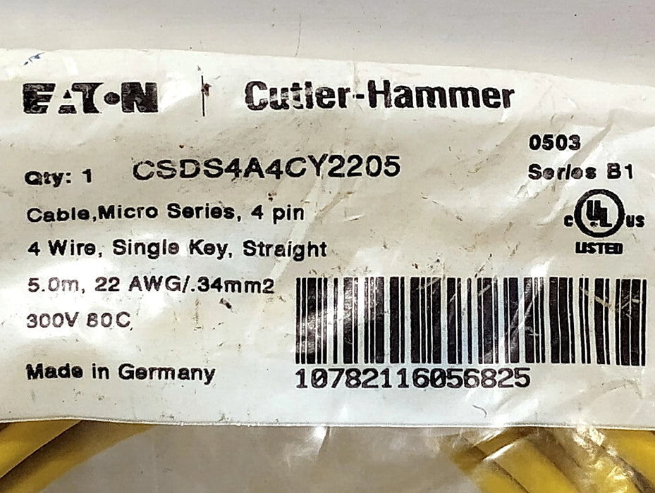 Cutler-Hammer CSDS4A4CY2205 PLC Cables