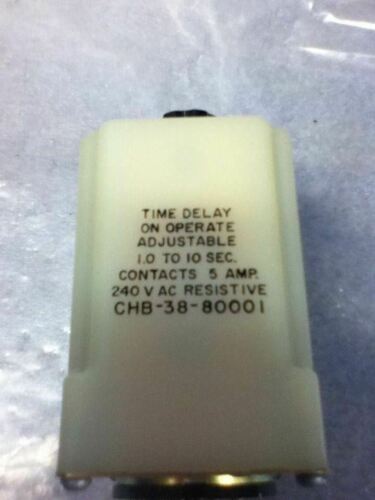 POTTER & BRUMFIELD CHB-38-80001 TIME DELAY RELAY