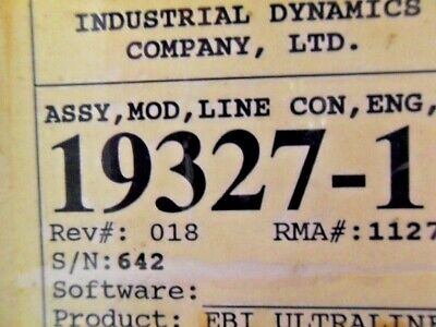 Industrial Dynamics 19327-1 Ultraline Board
