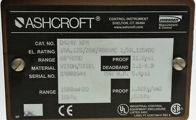 Ashcroft D424V-XFM Digital Pressure Switch