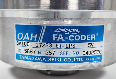 Tamagawa SA100-17/33 BIT-LPS-5V TS5667N257 Rotary Encoder for Servo Motor
