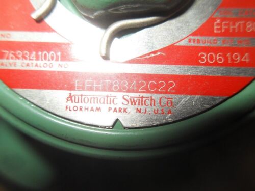 ASCO EFHT8342C22 Solenoid Valve