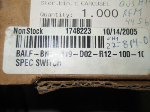 1 Balluff BNS-819-D02-R12-100-10-FE INDUCTIVE PROXIMITY SWITCH
