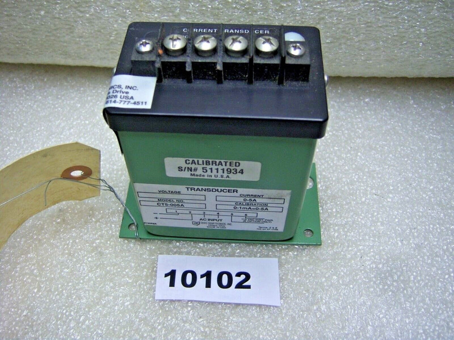 Ohio Semitronics Ct5-005A Current Transducer