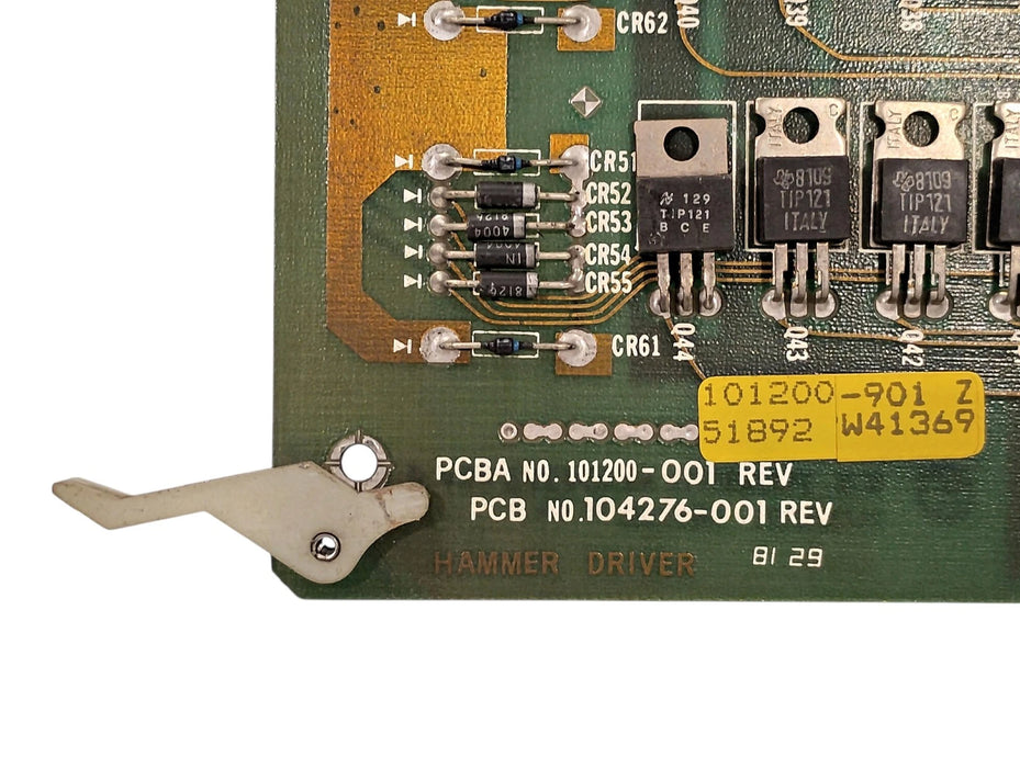 Printronix 101200-001 Hammer Driver Board for Industrial Line Matrix Printers