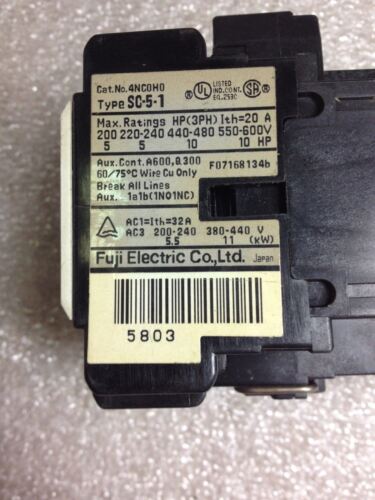 Fuji ELECTRIC SC-5-1 CONTACTOR