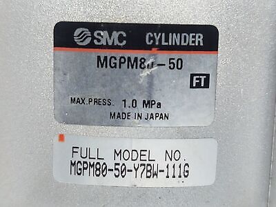 SMC MGPM80-50-Y7BW-111G Guided Slide Cylinder