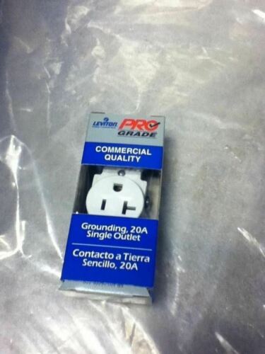5 Leviton 5801-WSP Outlets