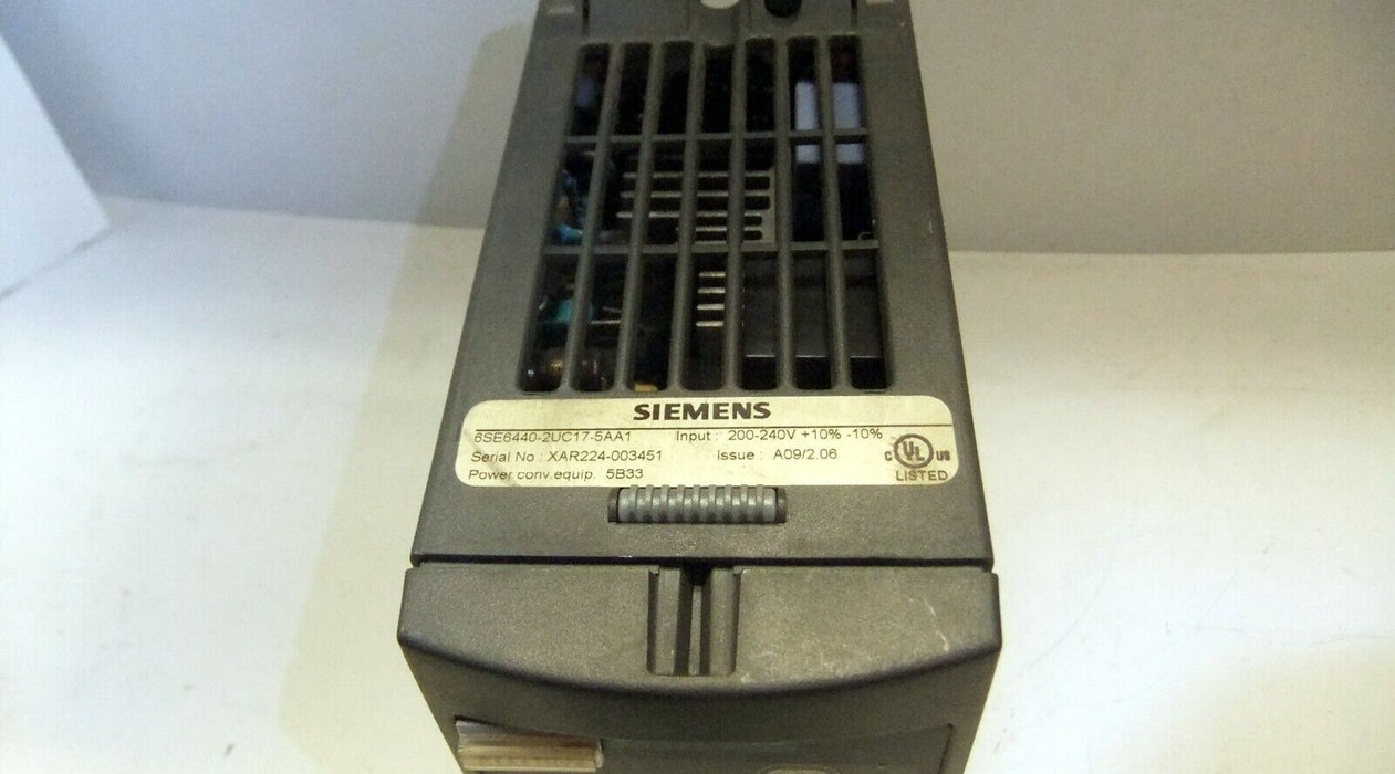 Siemens Micromaster 420 Drive 6SE6420-2UC13-7AA1