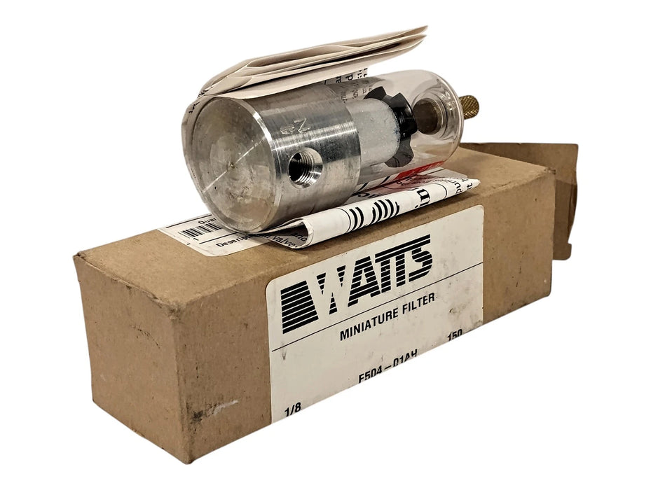 Watts F504-01AH 150 psi 20 Micron Compressed Air Filter w/ 1/4 in Ports