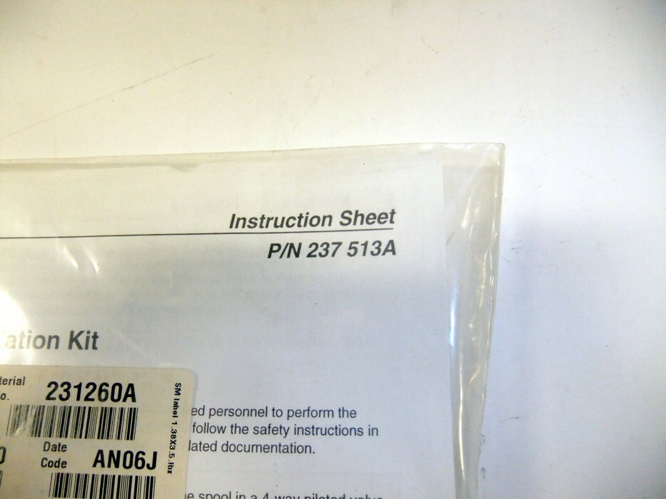 Nordson Solenoid Valve Installation Kit 231260A