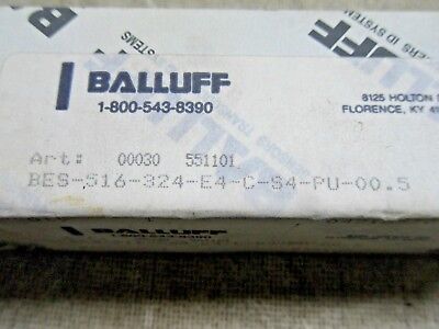 1 Balluff BES-516-324-E4-C-S4-PU-00.5 INDUCTIVE PROXIMITY SWITCH