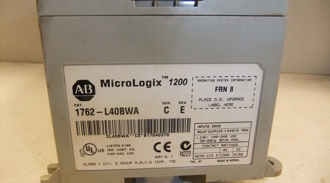Allen-Bradley Micrologix PLC Module 1762-L40BWA