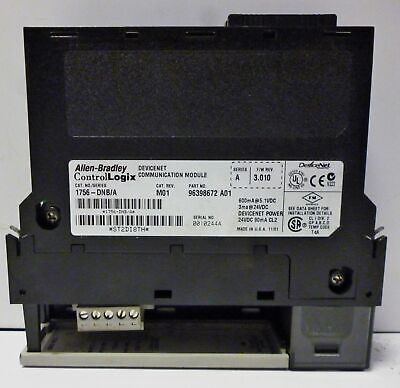Allen-Bradley 1756-DNB/A Rev M01 Ser A PLC Communication Module