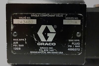 Graco 243482 Series A09A Air-Operated Dispensing Valve